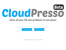 Tablet Screenshot of cloudpresso.com